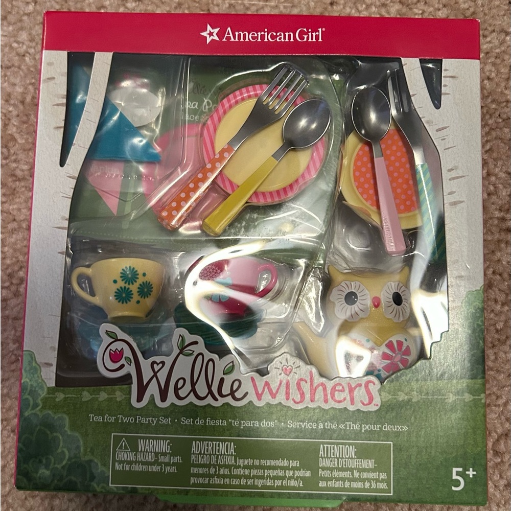 AMERICAN GIRL Work, Travel, Tea Time Gift Basket #kidcore #dollaccessories - Picture 2 of 12